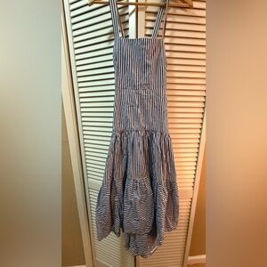 Banana Republic Blue and White Striped Dress